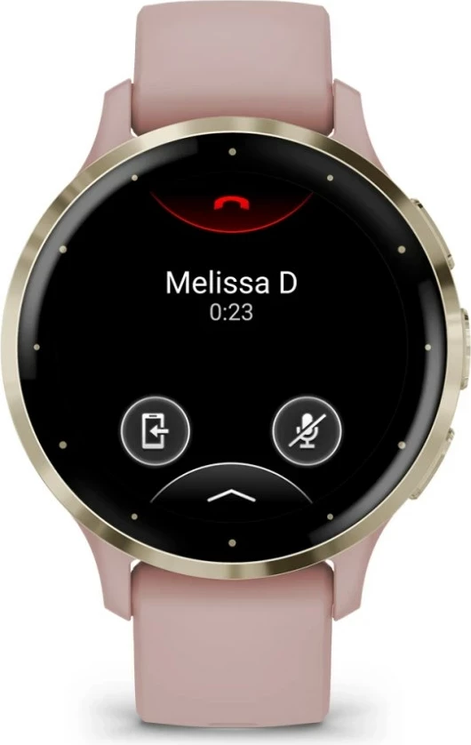 Smartwatch Garmin Venu 3S, 41 mm, AMOLED, GPS, Gold/Rozë