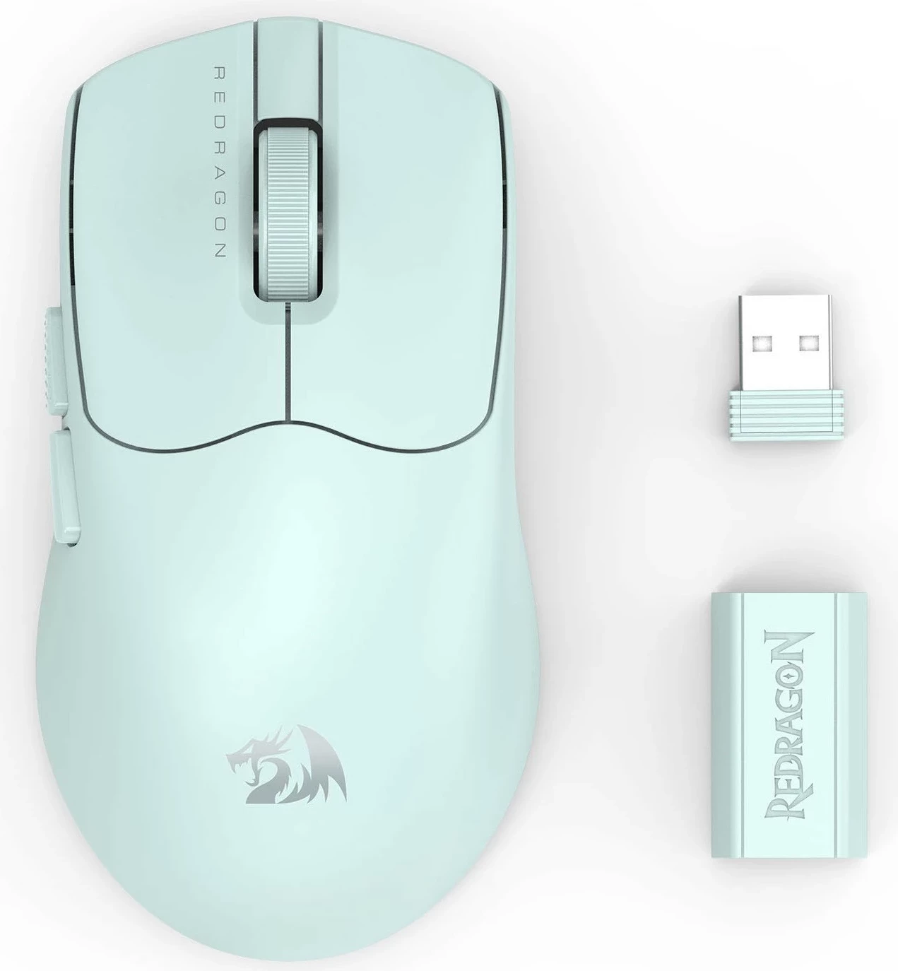 Maus gaming Redragon Axion M933CW-ULT, wireless/Bluetooth, 45000 DPI, 8000 Hz, blu e çelët