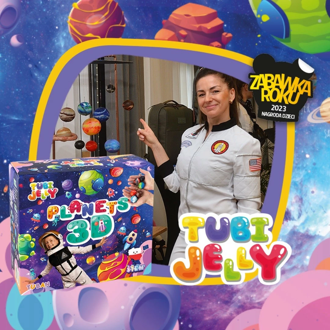 Set lodrash krijuese TUBAN Tubi Jelly Planets 3D, shumëngjyrëshe