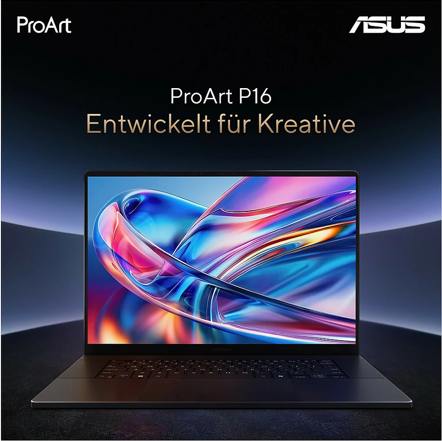 Laptop ASUS ProArt P16 H7606WX-SE008X, Ryzen AI 9 HX, 16", 64GB RAM Memorje, 2TB SSD, OLED Touch, Nano Black