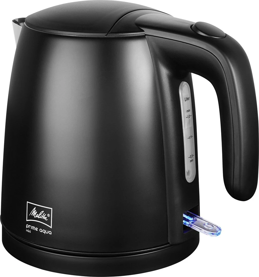 Çajnik elektrik Melitta PRIME AQUA MINI BLACK EDITION, 2200 W, i zi