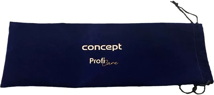 Drejtues flokësh, Concept, VZ8100, CoolAir, 140–220°C, pllaka qeramike, kabllo 2.5 m, blu navy/rozë gold, me kapak rezistent nxehtësisë dhe çantë