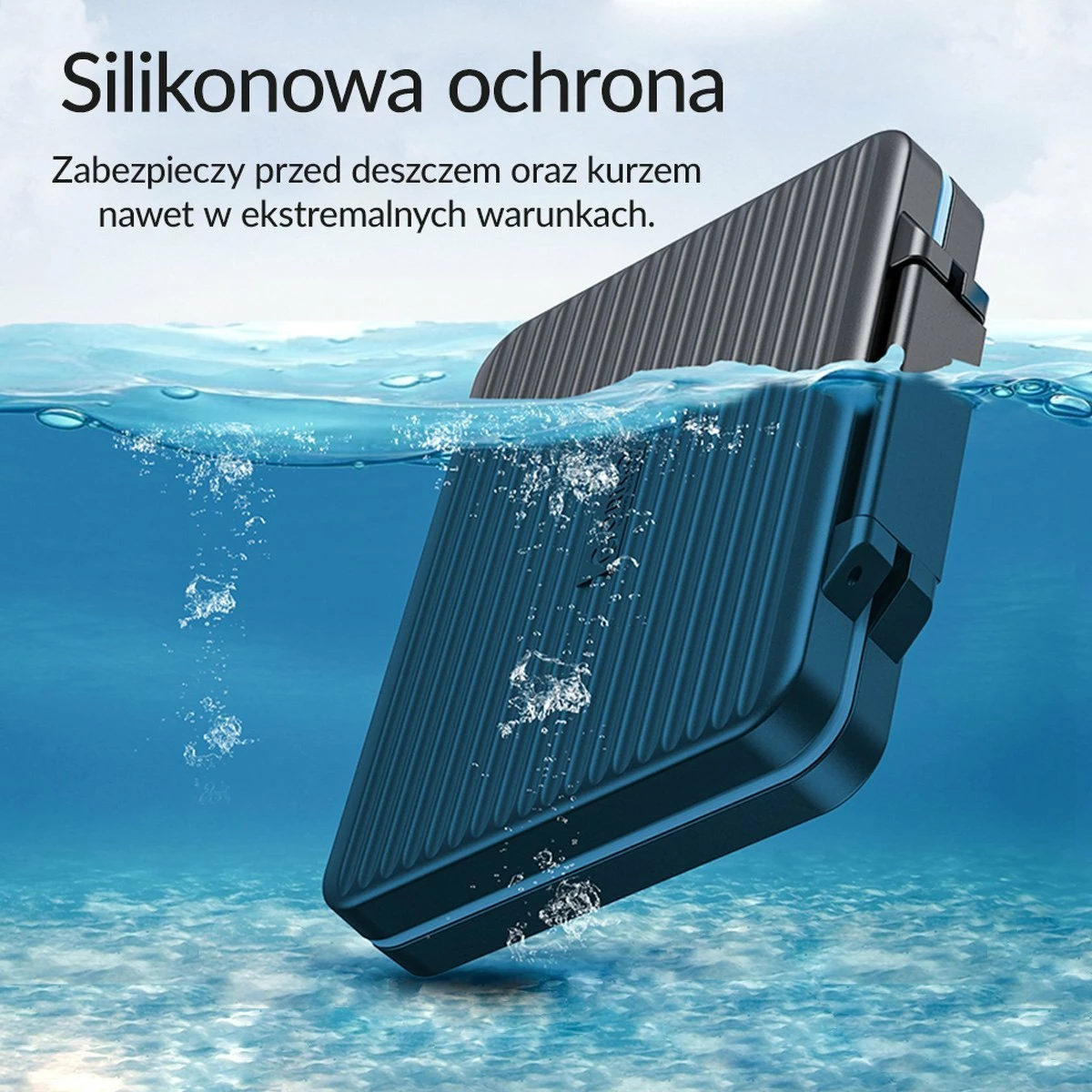 Kuti për karta SD/microSD Orico PHCD-3-BK-BP, për 12 SD + 12 microSD, me karabiner, e zezë