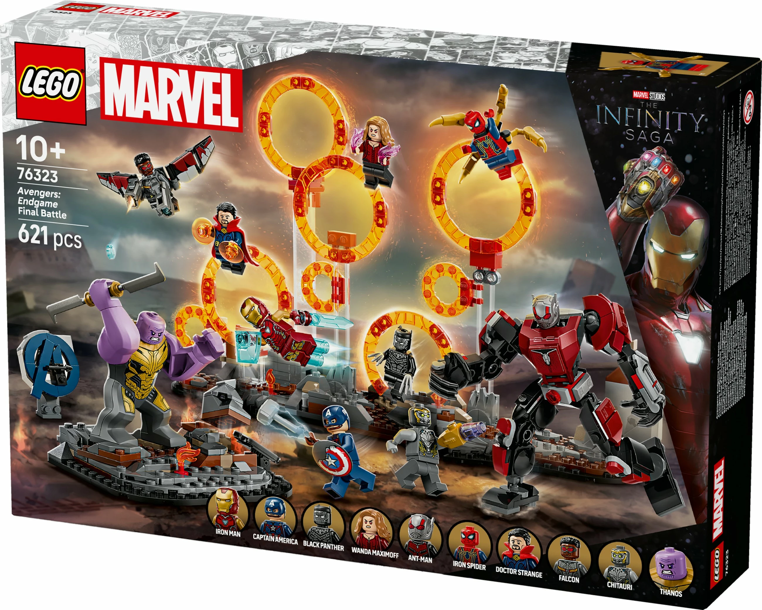 Set ndërtimi LEGO Marvel Avengers: Endgame Final Battle 76323, 621 pjesë, multikolor