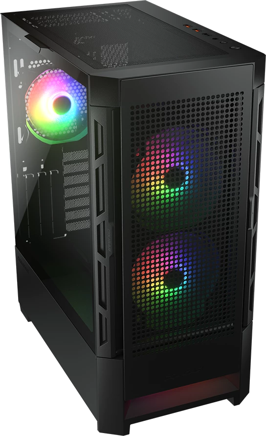 Kasë COUGAR AIRFACE RGB Mid Tower ATX, e zezë