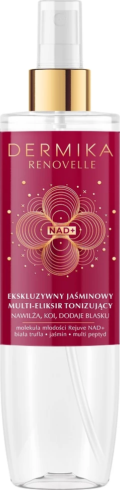 Eliksir tonifikues për fytyrë Dermika Renovelle Exclusive Jasmine Multi-Elixir Toning për femra, 200ml