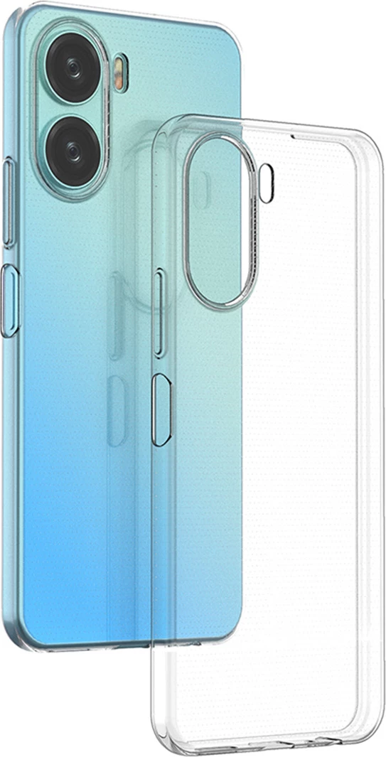 Mbështjellës Hurtel Ultra Clear 0.5mm për Vivo Y16 / Vivo Y02s, Transparent