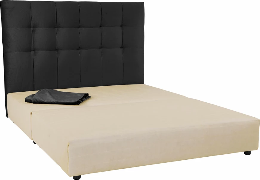 Krevat pa hapësirë magazinimi, për dyshek 160x200cm, ngjyrë e zezë TEXAS27, 161x207x122