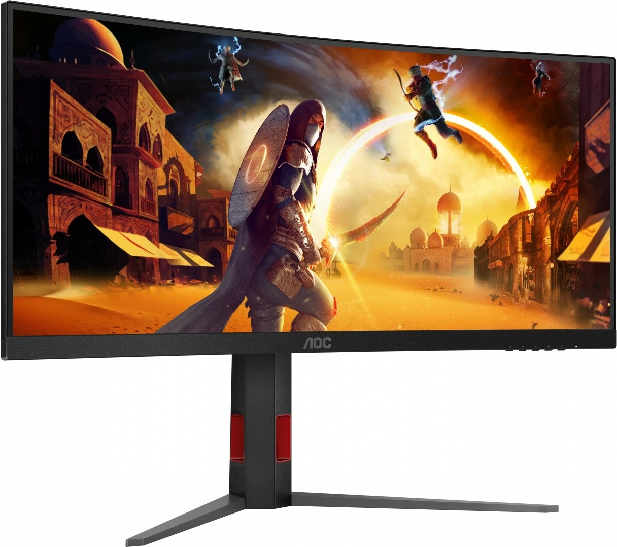 Monitor gaming AOC CU34G4Z, 34", 240Hz, VA, WQHD, HDMI 2.1, i zi 2