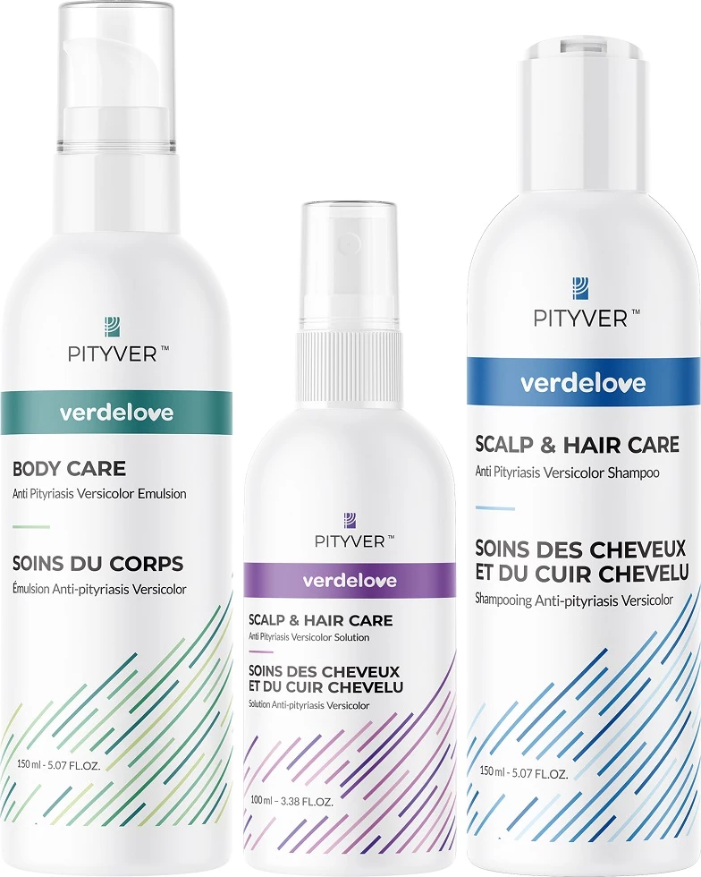 Set kujdesi për lëkurë dhe flokë Pityver, 150ml + 100ml + 150ml