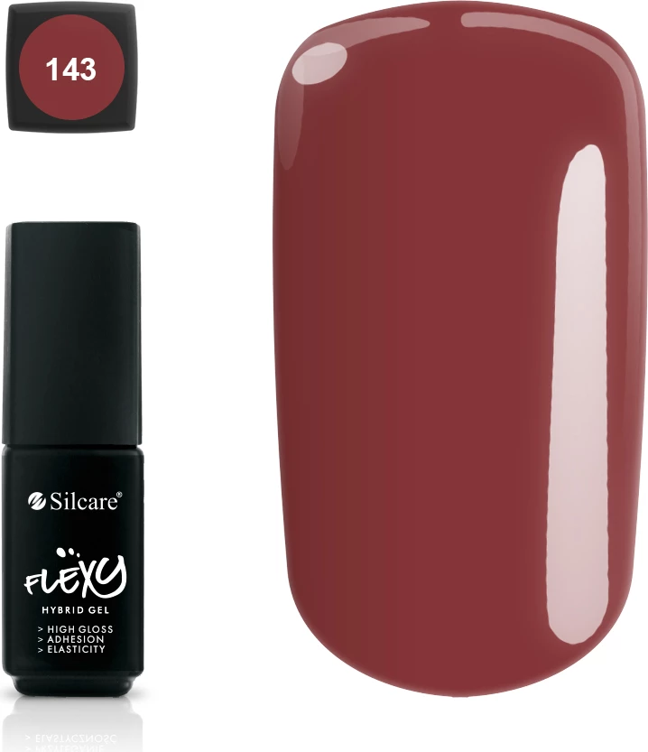 Llak për thonj Silcare Flexy Hybrid Gel 143, 4.5g