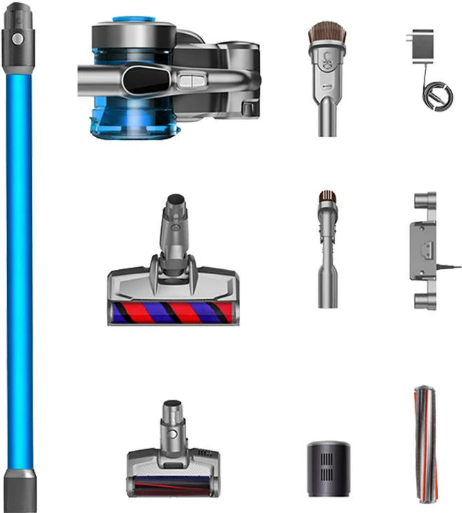 Fshesë me korrent pa kabllo Jimmy JV85, 0.6L, 500W, Blu