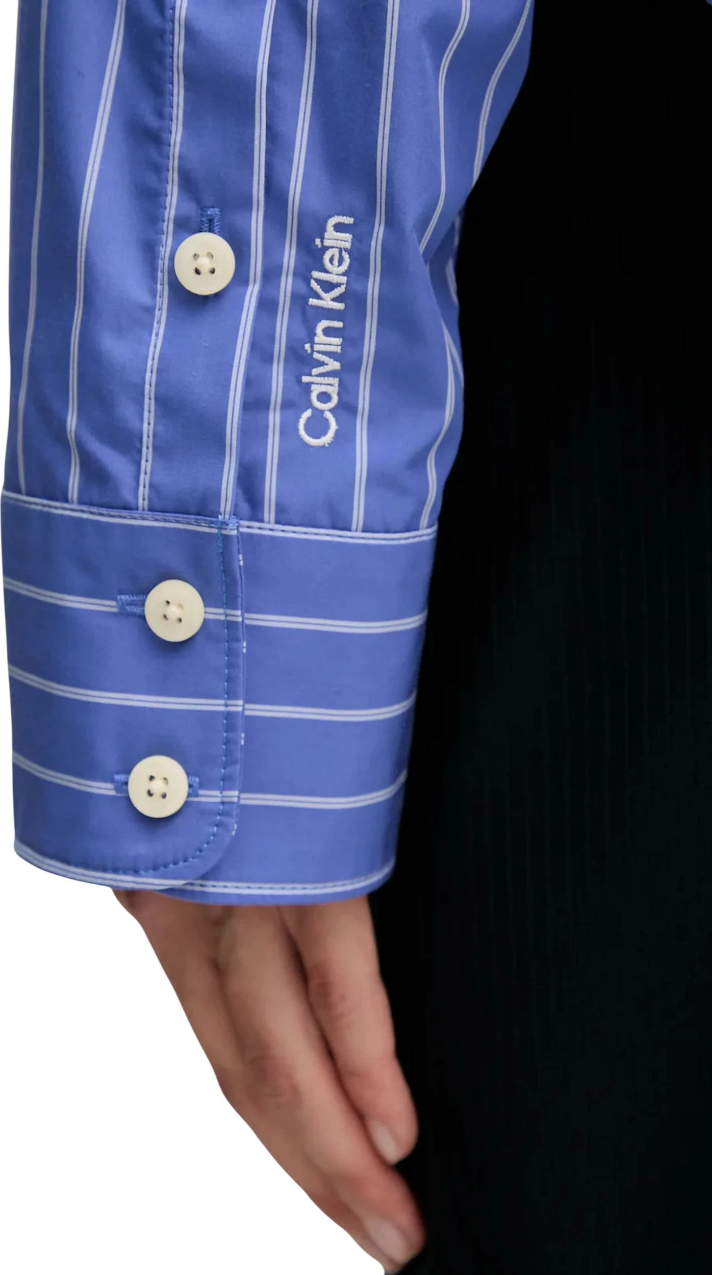 Këmishë për femra Calvin Klein Jeans LV047C118G, kaltër e çelët [Madhësia: S]