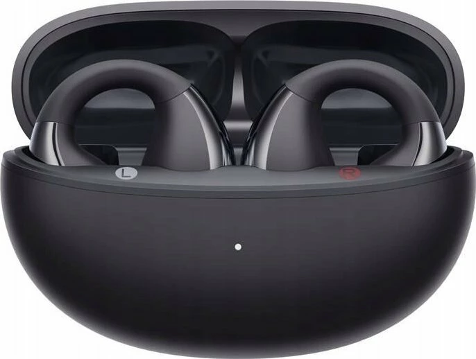 Kufje wireless QCY Crossky Clip T33 Bluetooth 5.4, mikrofon, 30 orë me kuti, të zeza
