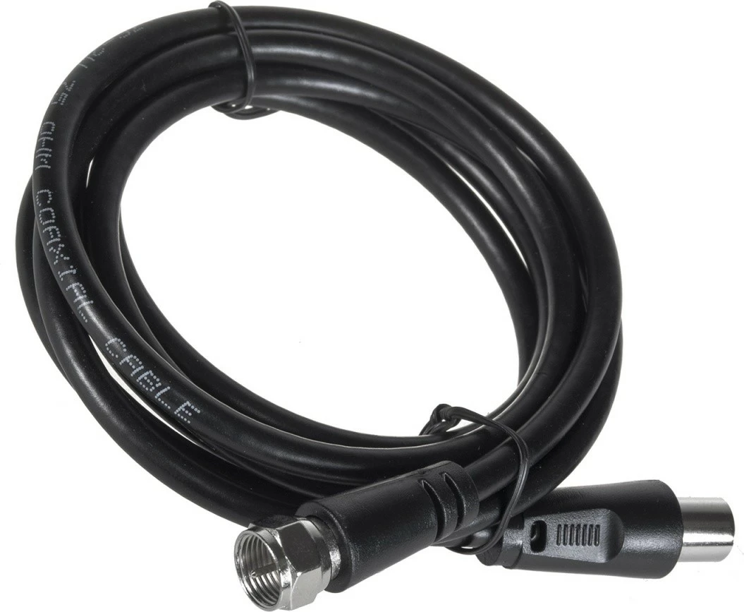 Antenë TV e brendshme, Maclean MCTV-930, DVB-T/T2 H.265 HEVC, përforcues 28 dB, filtër LTE, FM/UHF/VHF, e zezë, me kabllo koaksial me prizë F