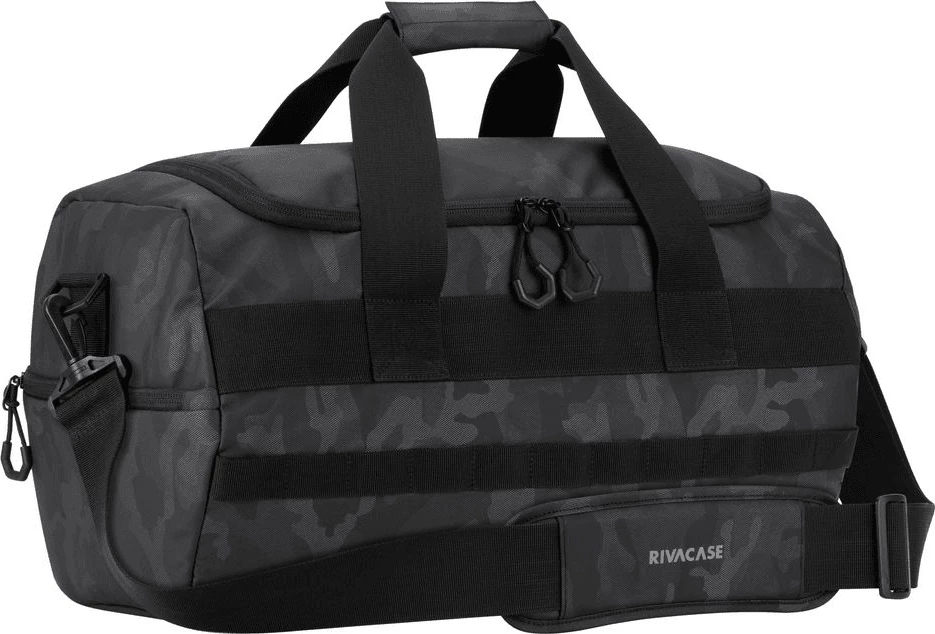 çantë sportive ushtarake RIVACASE Sherwood 7641 30L, rezistente ndaj ujit, Navy camo