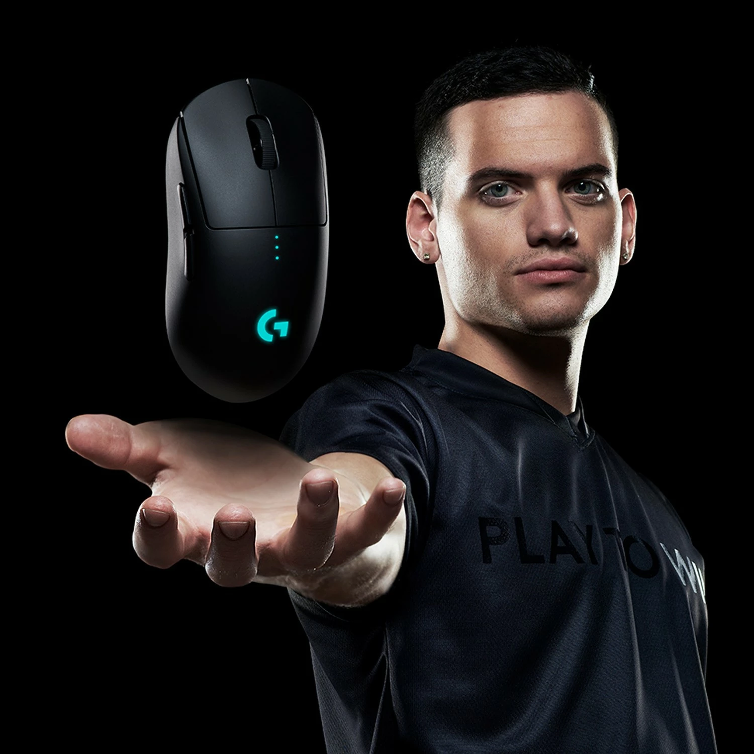 Maus Logitech G PRO Wireless, Ambidextrous, Optik, RF Wireless, 25600 DPI, 1 ms, Ngjyrë e zezë