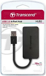 USB-HUB Transcend 4-Port USB 3.0, i zi