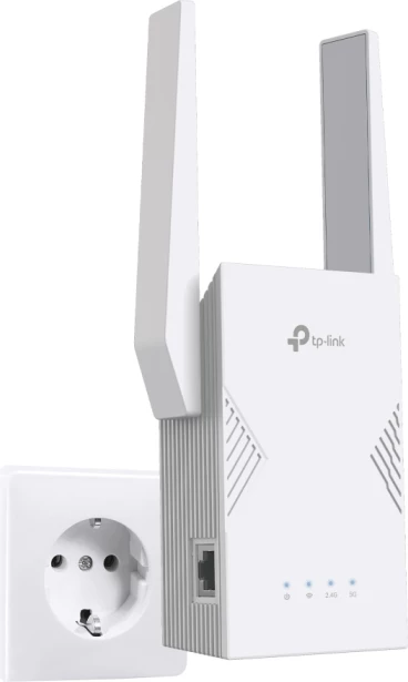Përsëritës Wi‑Fi 7 TP-LINK RE225BE BE3600, dual-band 3.6 Gb/s, 1x Gigabit Ethernet, EasyMesh, i bardhë
