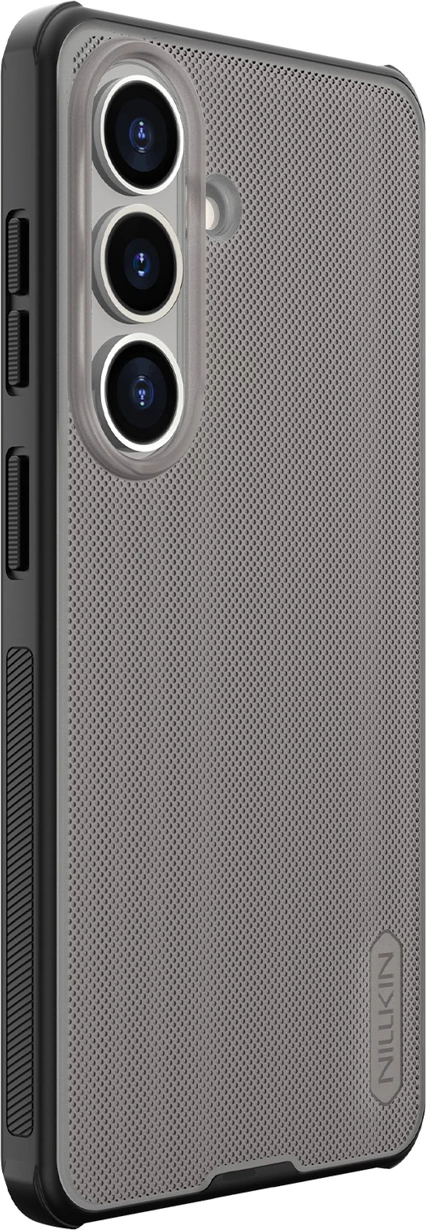 Mbështjellës Nillkin Super Frosted Shield Pro për Samsung Galaxy S26+, TPU/PC, e zezë transluzente, me kuti