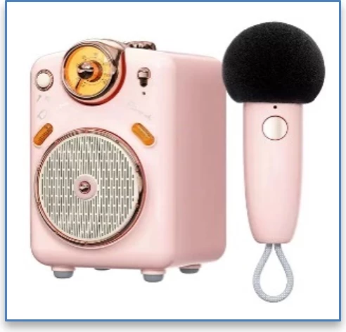 Divoom Mikrofon & Altoparalant me bluetooth me funksion per karaoke