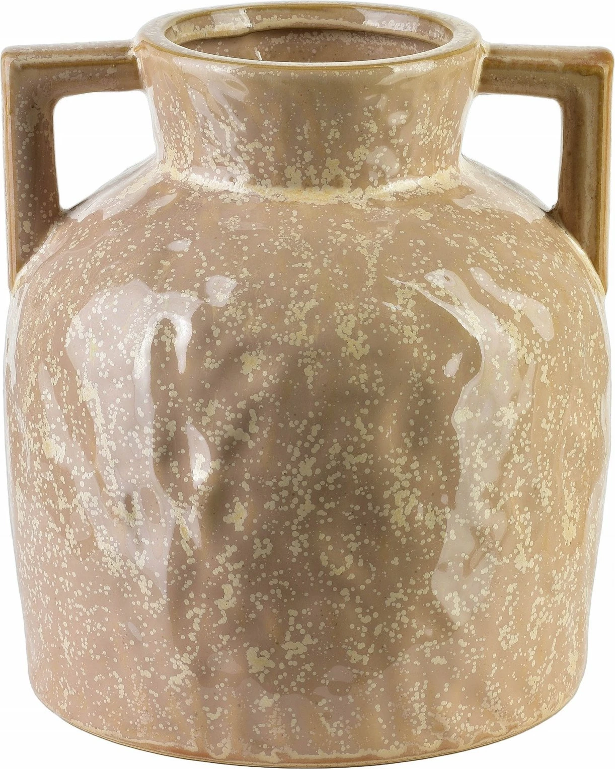 Vazë NoName Arina Beige, qeramike 8x18x20.5 cm, bezhe