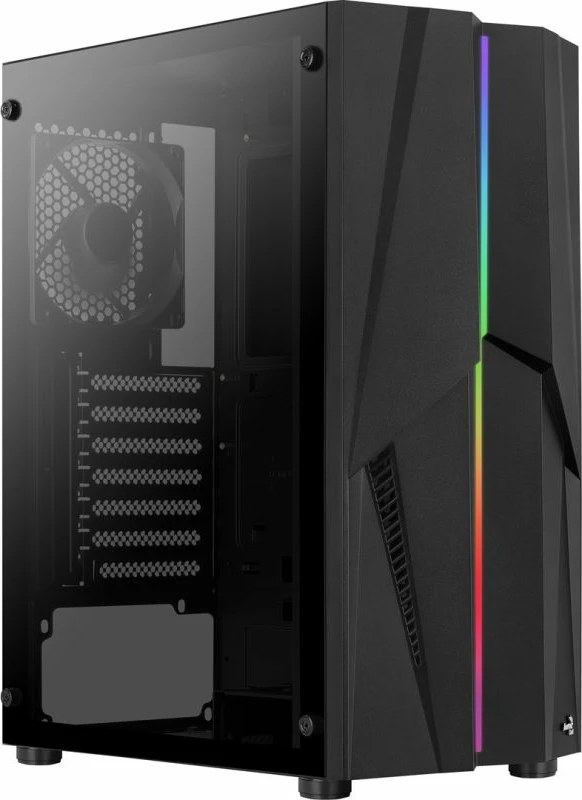 Kuti kompjuteri Aerocool PGS MECHA-G-BK-v1, e zezë
