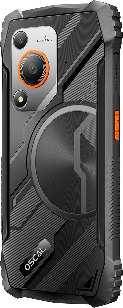 Celular Oscal Marine 1 4GB RAM 128GB 5100mAh IP68/IP69K MIL-STD-810H, portokalli
