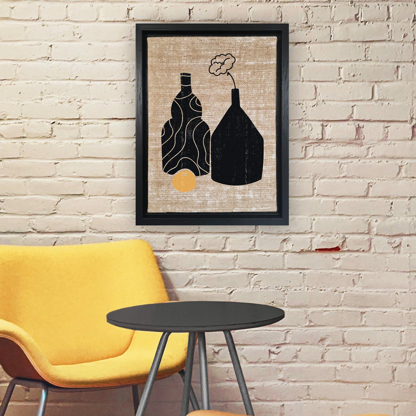 Pikturë dekorative në kanavacë, shumëngjyrëshe, Wallity, LSJ21862687305 - 96x136cm
