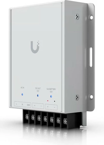 Furnizues rryme Ubiquiti Retrofit PSU 12V, DC 12V, lidhje bateri SLA 12V, i bardhë