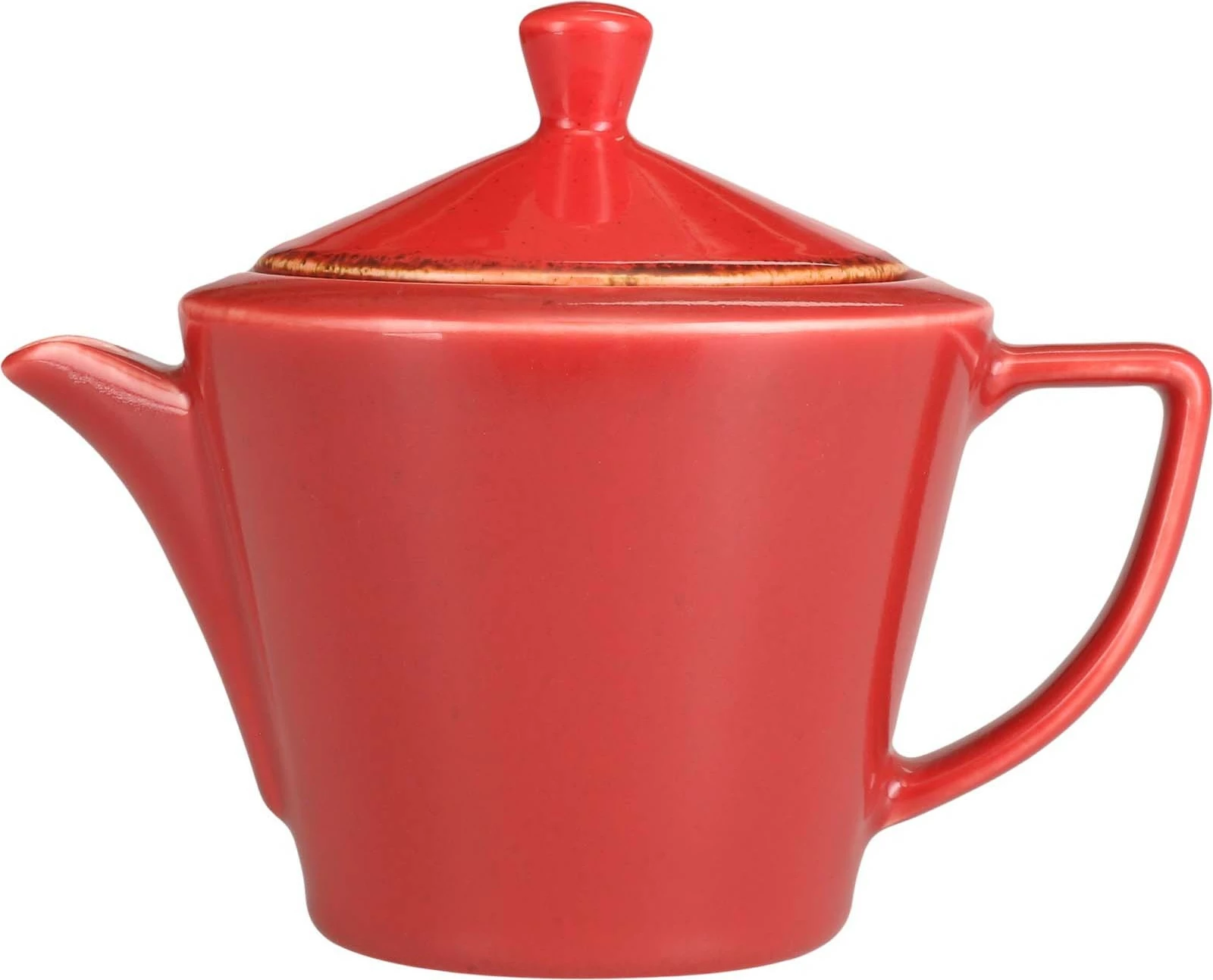 Çajnik Porland Seasons Magma 500 ml, e kuqe, set 6 copë