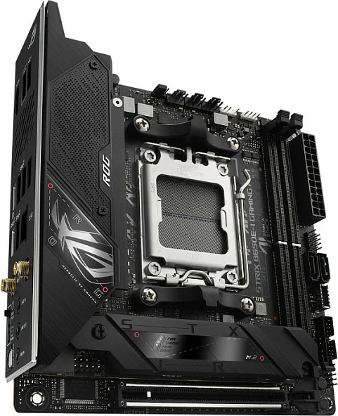 Pllakë amë ASUS ROG STRIX B650E-I GAMING WIFI, AMD, Socket AM5, DDR5, 64 GB, e zezë