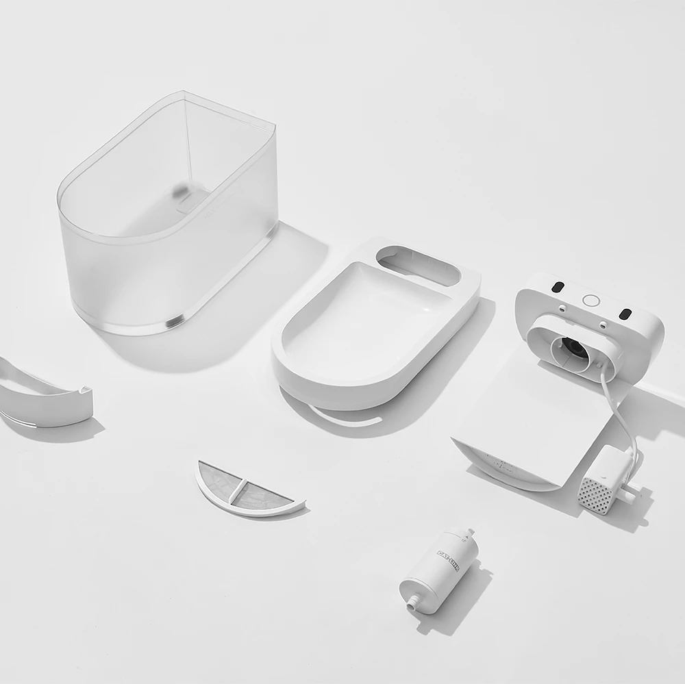 Fontanë uji smart Catlink Pure 3 WiFi, 2.3 L, bateri 5000 mAh, e bardhë