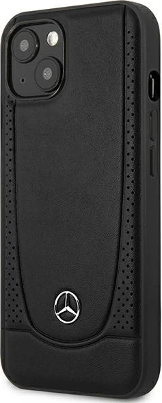 Mbështjellës Mercedes MEHCP15MARMBK për iPhone 15 Plus 6.7", lëkurë Urban Line, zi