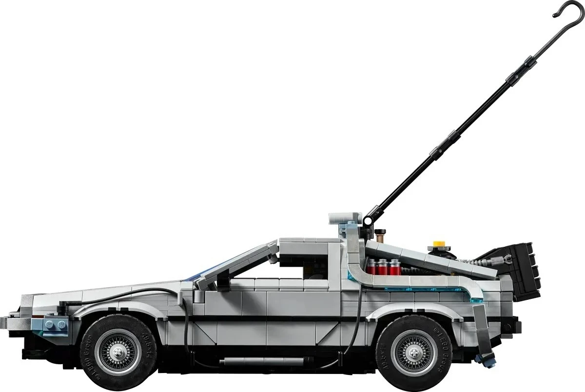 Set LEGO ICONS 10300 makinë kohe Back to the Future, 1872 pjesë, për të rritur, Gri
