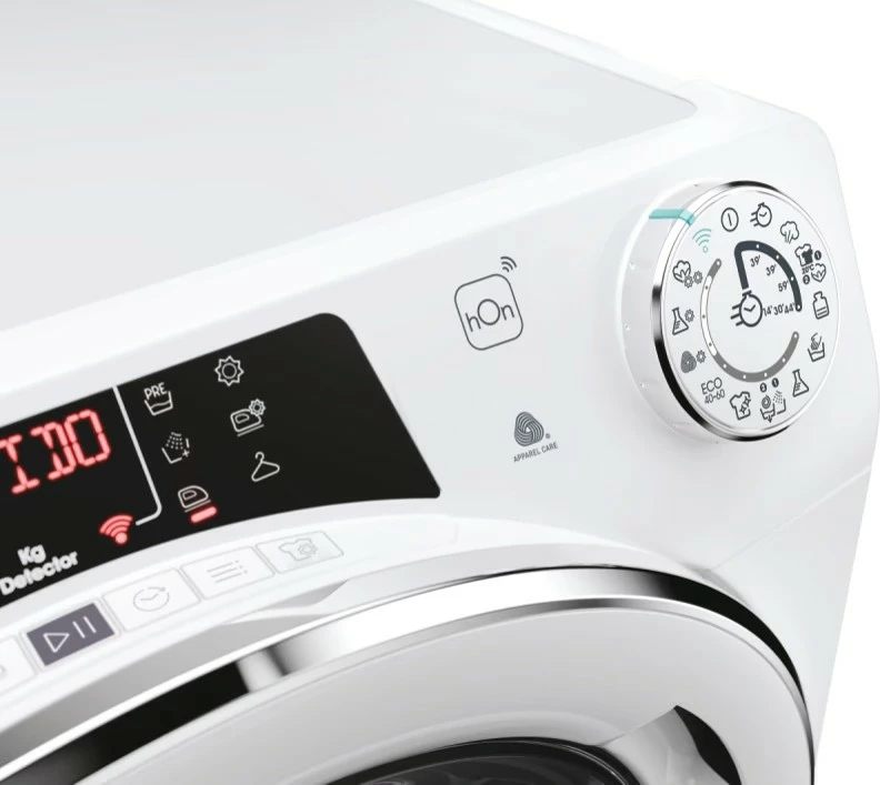 Lavatrice me tharëse Candy ROW 4966DWMC7-S 9 kg/6 kg, e bardhë