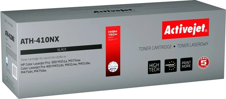 Toner zëvendësues Activejet ATH-410NX për printer HP, i zi