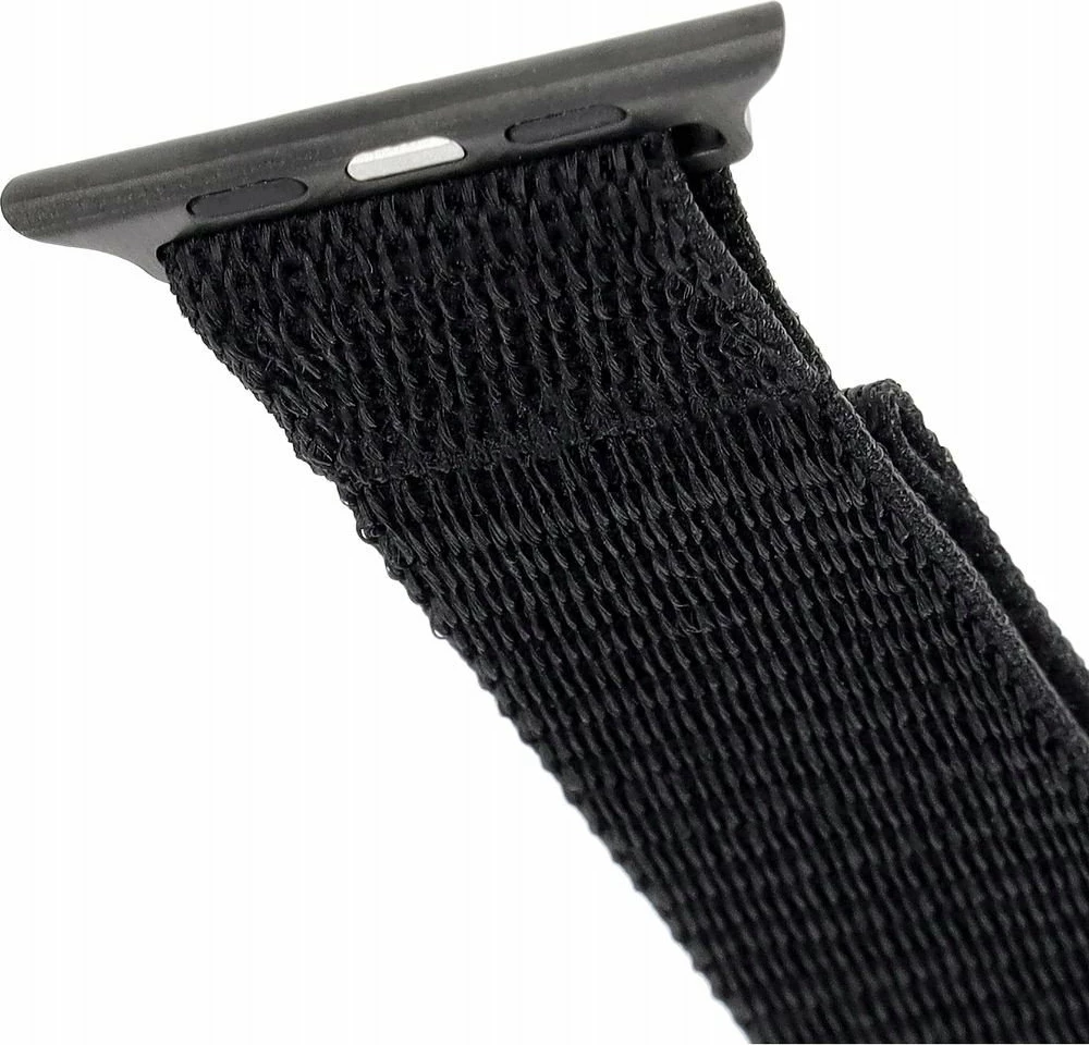 Rrip najloni sportiv për Apple Watch Fixed FIXNST2-436-BK 38/40/41mm 160-210 mm, i zi