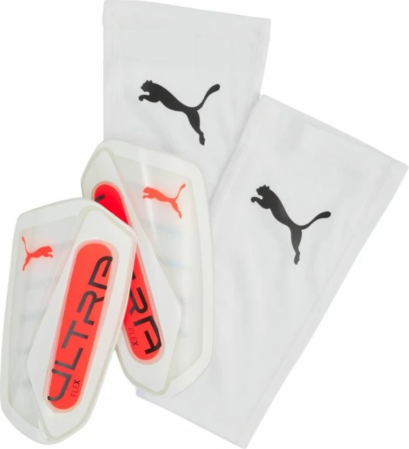 Mbrojtëse për futboll Puma, të bardha-portokalli