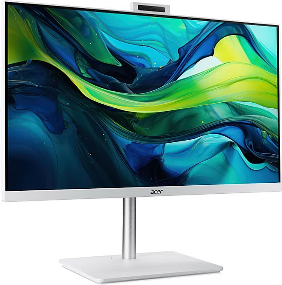 Kompjuter All-in-One Acer Aspire C27A-GRPL, Intel Core i5-120U, 16GB RAM Memorje, 512GB SSD, Windows 11 Home, AZERTY FR, bardhë/argjendtë