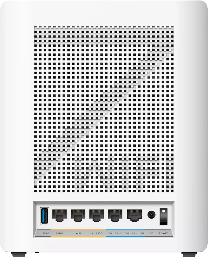 Router mesh ASUS ZenWiFi BQ16 WiFi 7 BE25000 quad-band, 2x 10G, 1-pack, i bardhë