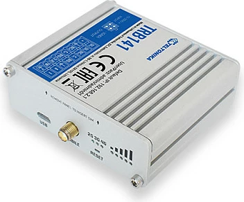 Gateway/Ruter LTE industrial Teltonika TRB141, Cat 1, SMA, 1x SIM, 512 MB flash, 128 MB memorie, IP30, gri