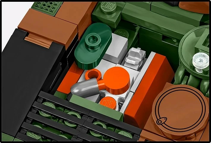 Set blloqe ndërtimi, Cobi, BWP-1 COBI-2630, 756 elemente 1:35, 2-në-1 PL/UKR, kamuflazh