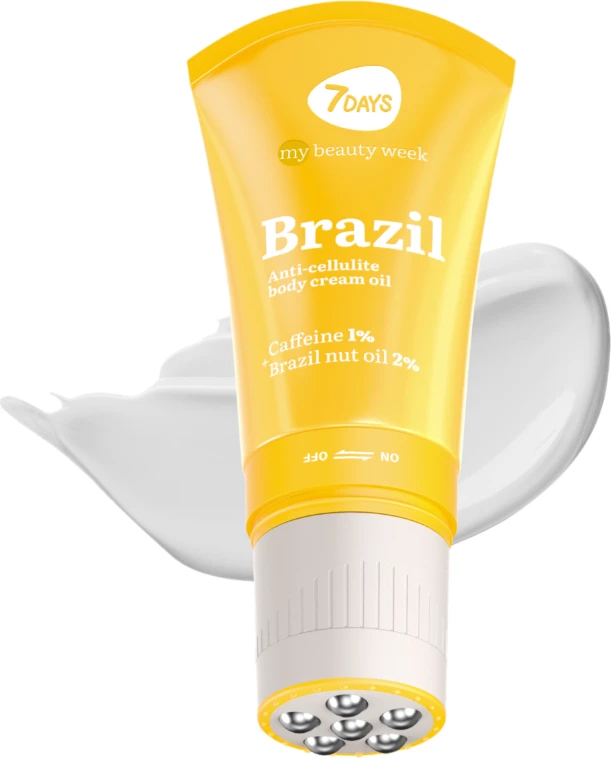 Krem për trup 7days Brazil Anti Cellulite body cream oil, 130 ml
