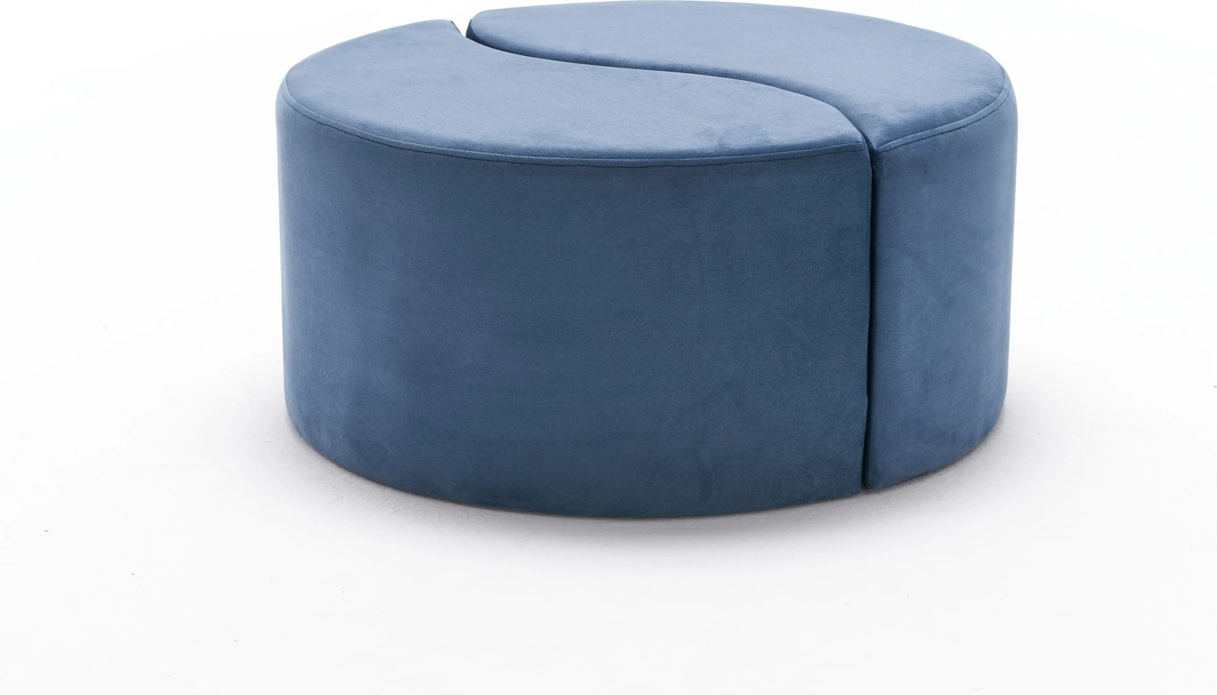 Puf Atelier del Sofa, Alis, kadife blu - 5