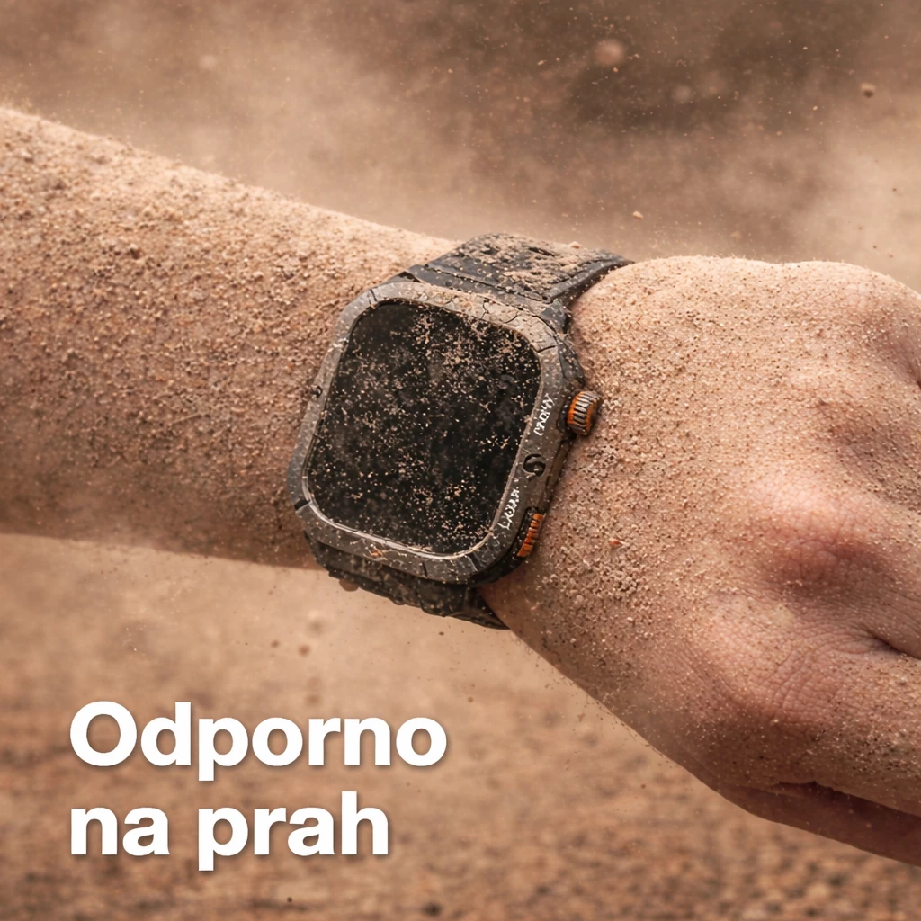 Smartwatch AGM Legion 3, 1.95" AMOLED, GPS, 500 mAh, 5ATM/IP68, MIL-STD-810H, Bluetooth thirrje, e zezë