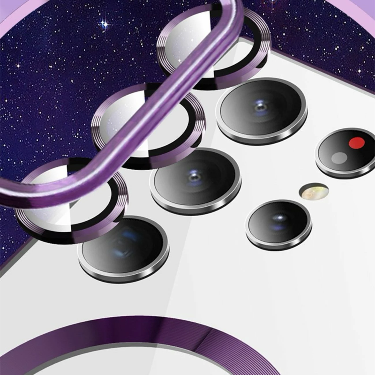 Mbështjellës Wozinsky Electroplated MagSafe për Samsung Galaxy S24 FE, argjend