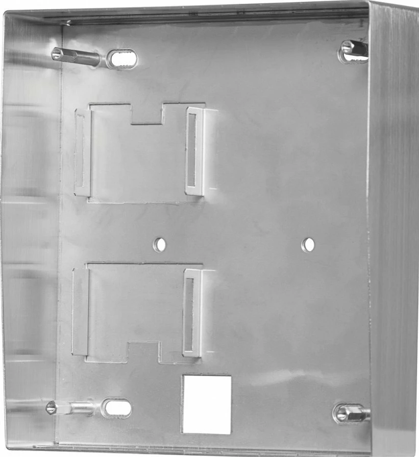 Kuti montimi sipërfaqësor ACO INS-P-XXL NT, inox i brushuar, 232.6×219.6×(61/51) mm
