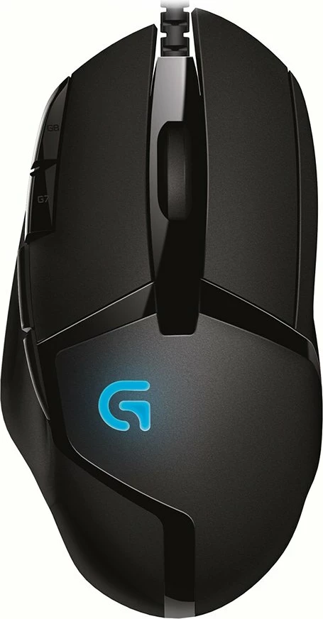 Maus gaming Logitech G402 Hyperion Fury, 240-4000 DPI, 8 butona, USB me kabllo 2 m, i zi