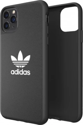 Mbështjellës Adidas OR Molded Case Basic për iPhone 11 Pro Max, zi dhe bardhë